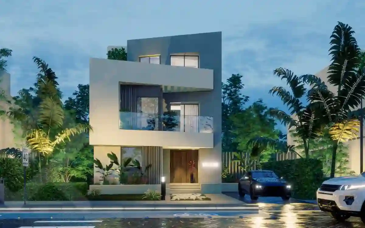 فيلا 268م للبيع تكملة اقساط في كمبوند ذا بروكس التجمع الخامس